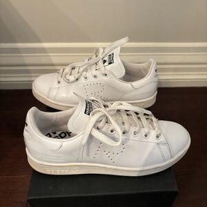 Adidas Stan Smith Raf Simmons White Leather Sneakers